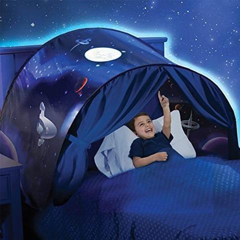 KIDS DREAM BED TENTS WITH LIGHT STORAGE POCKET