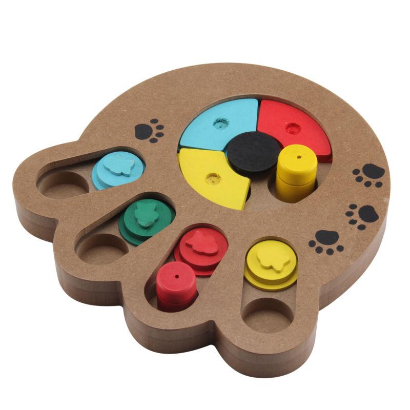 Wooden Paw Puzzle Educational Dog Toys