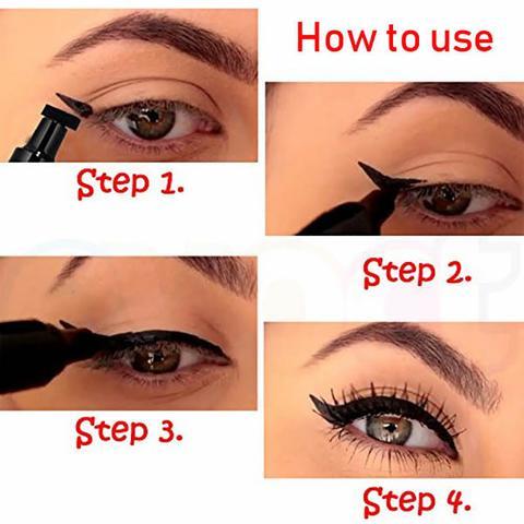 Double Headed Eyeliner Stamp - One Piece