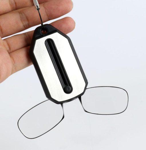 The Original Folding Reading Glasses – Portable Nose Clip Keychain