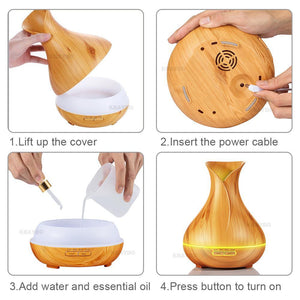 ESSENTIAL OIL AROMA DIFFUSER - 400ML