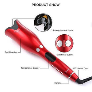 Ceramic Rotating Air Spin Curler