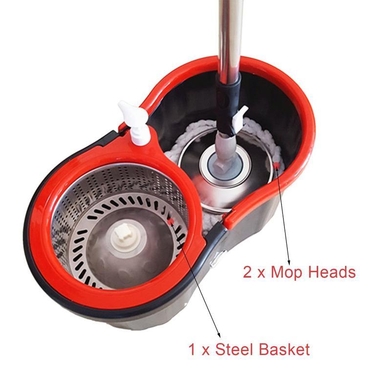 HURRICANE 360 SPIN MOP – SPIN MOP AND BUCKET