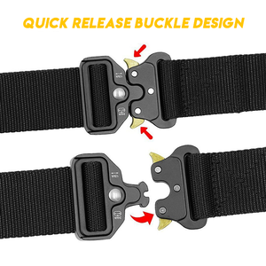 Military Style Tactical Canvas Belt
