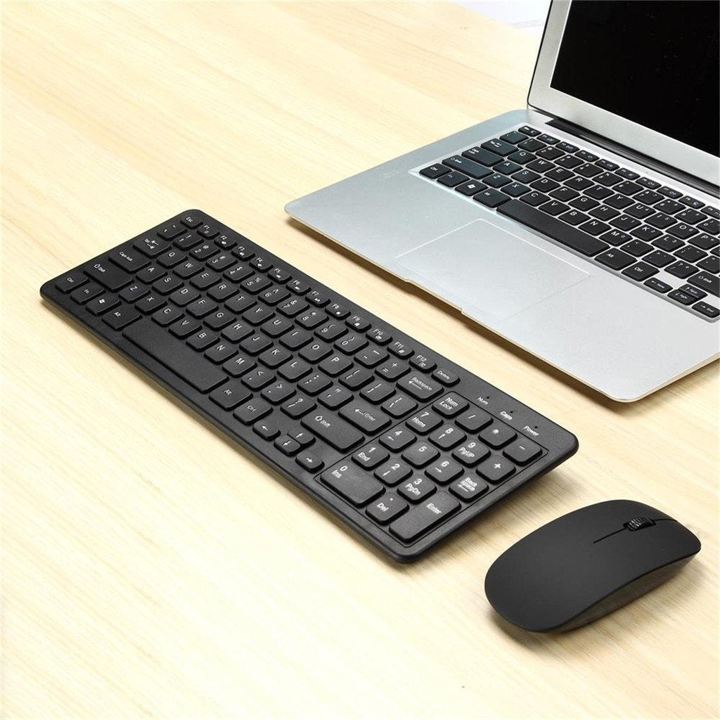 Slim Wireless Keyboard and Mouse Set