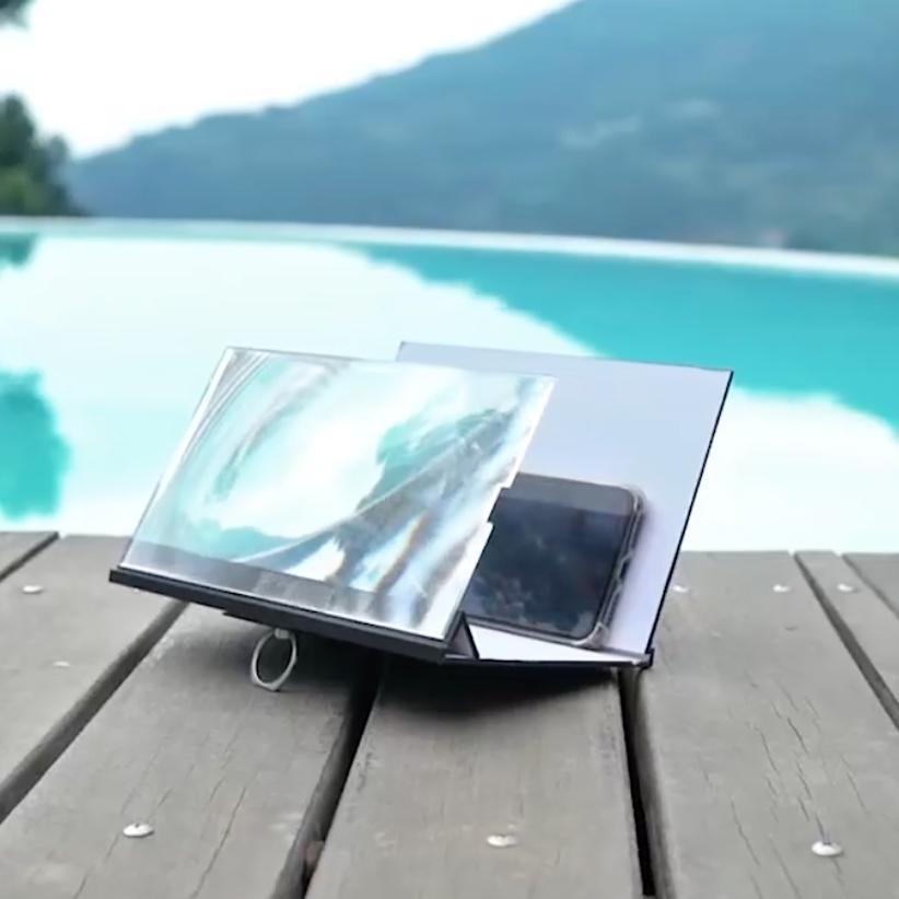 Phone Bracket Screen Video Magnifier