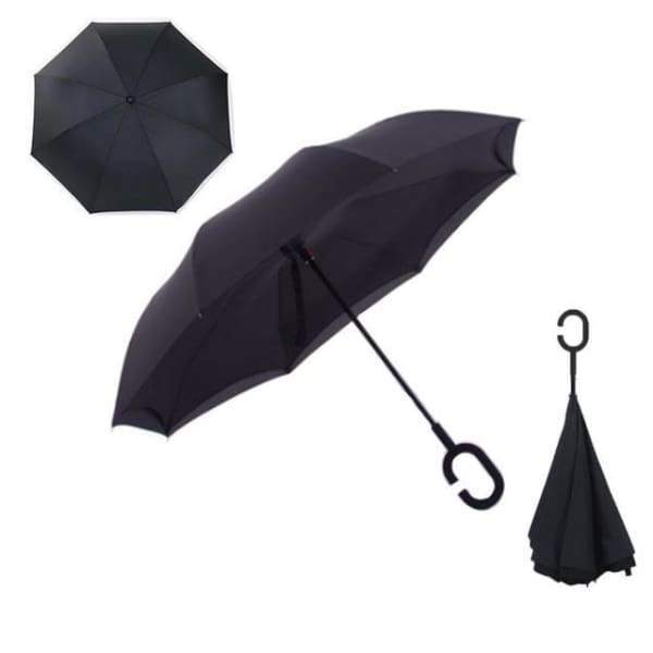 Revolutionary Upside Down Reverse Double Skin Umbrella