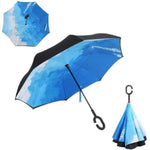 Revolutionary Upside Down Reverse Double Skin Umbrella