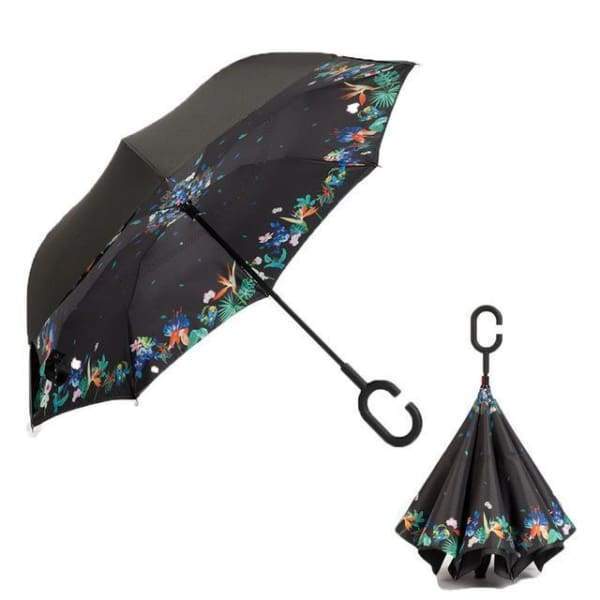 Revolutionary Upside Down Reverse Double Skin Umbrella