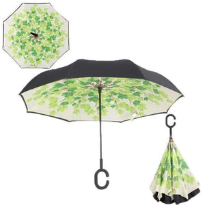 Revolutionary Upside Down Reverse Double Skin Umbrella