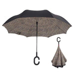 Revolutionary Upside Down Reverse Double Skin Umbrella