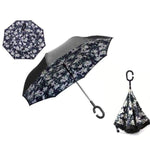 Revolutionary Upside Down Reverse Double Skin Umbrella