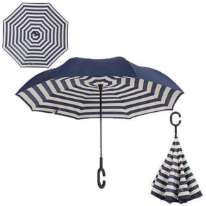 Revolutionary Upside Down Reverse Double Skin Umbrella