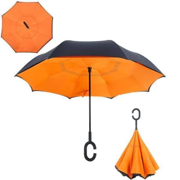 Revolutionary Upside Down Reverse Double Skin Umbrella