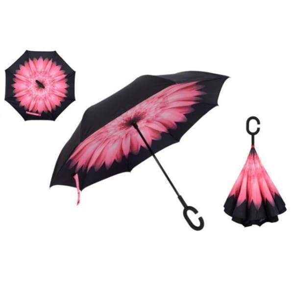 Revolutionary Upside Down Reverse Double Skin Umbrella