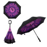 Revolutionary Upside Down Reverse Double Skin Umbrella