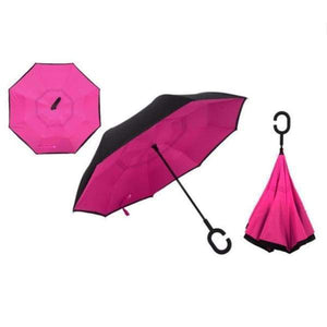 Revolutionary Upside Down Reverse Double Skin Umbrella