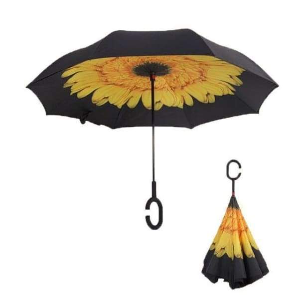 Revolutionary Upside Down Reverse Double Skin Umbrella