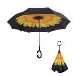 Revolutionary Upside Down Reverse Double Skin Umbrella