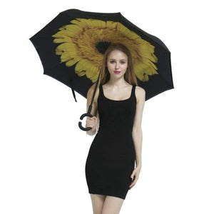 Revolutionary Upside Down Reverse Double Skin Umbrella