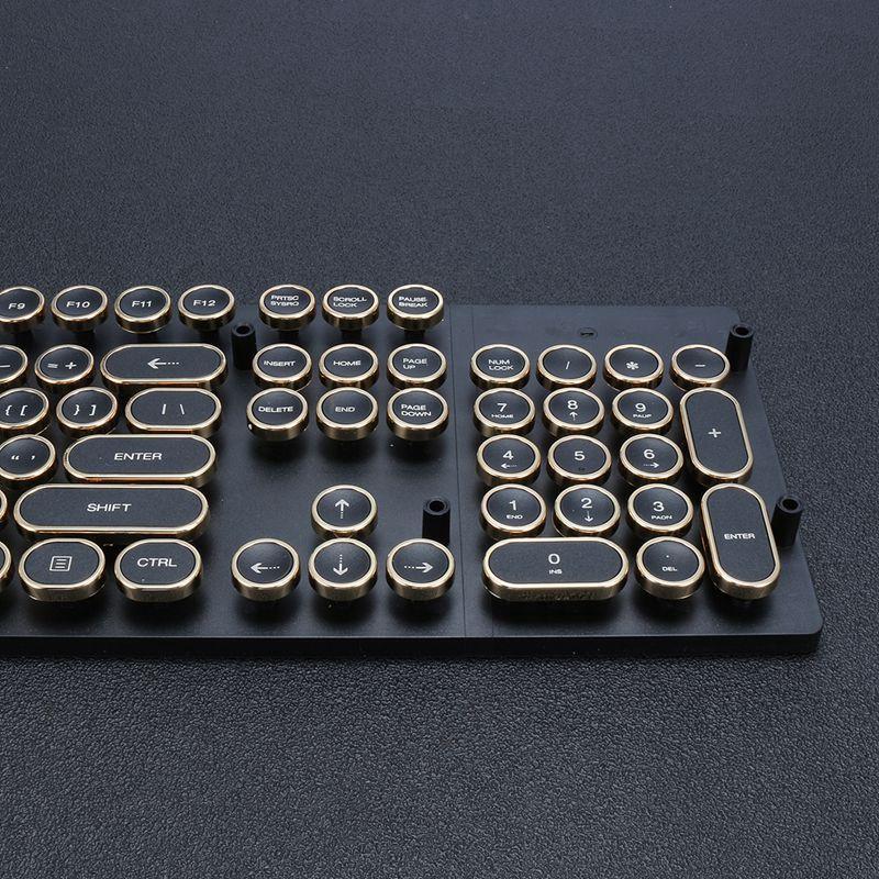 STEAMPUNK STYLED TYPEWRITER KEYCAPS – MECHANICAL KEYBOARD SWITCH