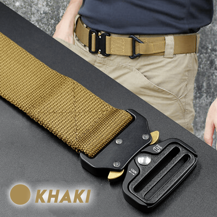 Military Style Tactical Canvas Belt