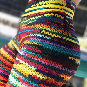 Knit Print Leggings