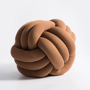 Handmade Knot Ball Pillow