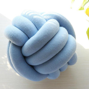 Handmade Knot Ball Pillow