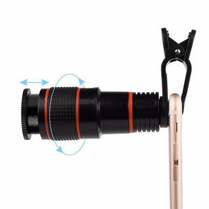 ThinkZoom™ 12x Zoom Telephoto HD Camera Lens for iPhone, Samsung and Android Smartphones