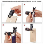 ThinkZoom™ 12x Zoom Telephoto HD Camera Lens for iPhone, Samsung and Android Smartphones