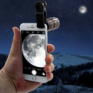 ThinkZoom™ 12x Zoom Telephoto HD Camera Lens for iPhone, Samsung and Android Smartphones