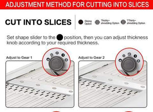 MANDOLINE VEGETABLES CUTTER SHREDDER