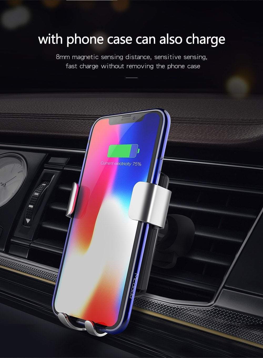 Qi Wireless Charger Mount