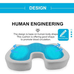 Cooling Gel Memory Foam Orthopedic Seat Cushion