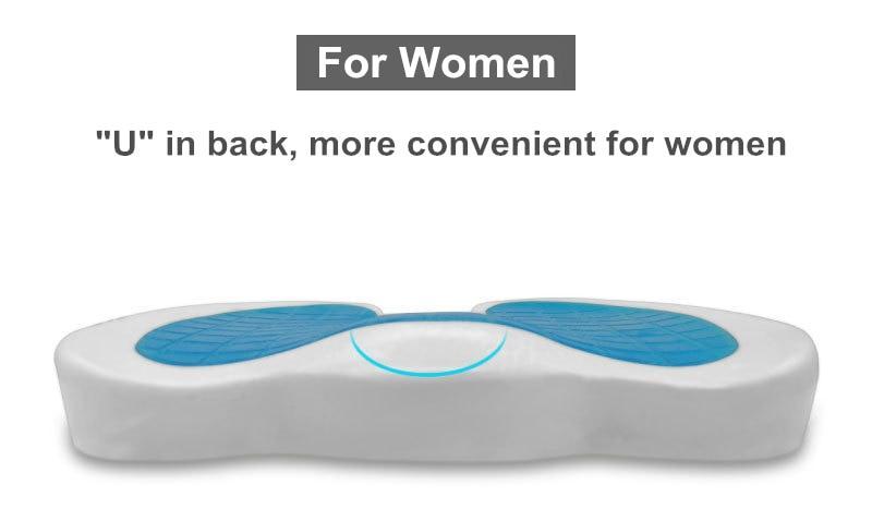Cooling Gel Memory Foam Orthopedic Seat Cushion