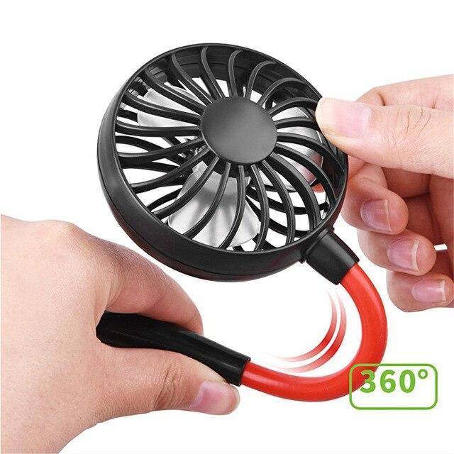 Neckband Cooling Fan USB Rechargeable