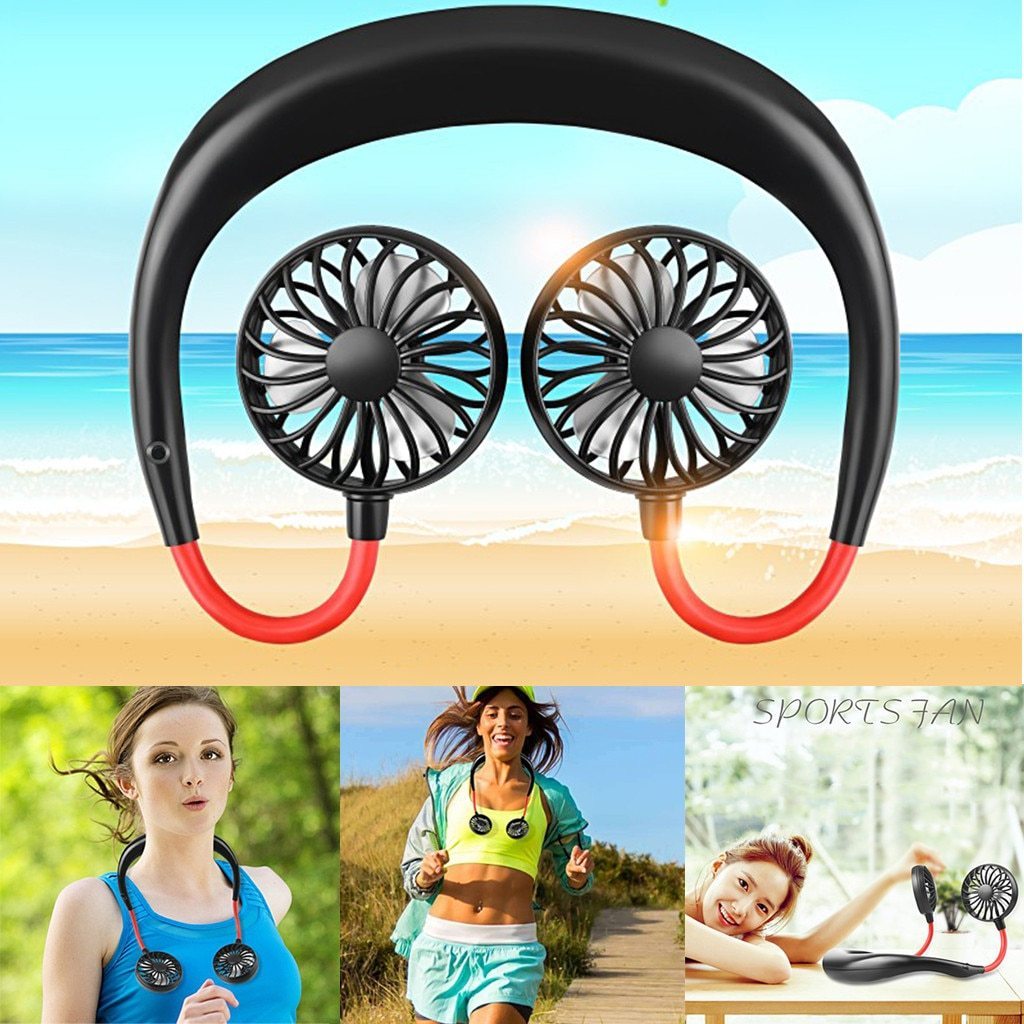 Neckband Cooling Fan USB Rechargeable