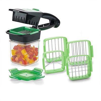 Fruit and Vegetable Cutter Nicer Dicer Quick 4 Blades Quick Stainless Steel