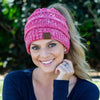 Super Comfy Knit Ponytail Beanie