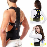 Back Brace Posture Corrector | Best Fully Adjustable Support Brace | Improves Posture and Provides Lumbar Support | For Lower and Upper Back Pain | Men and Women