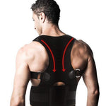 Back Brace Posture Corrector | Best Fully Adjustable Support Brace | Improves Posture and Provides Lumbar Support | For Lower and Upper Back Pain | Men and Women