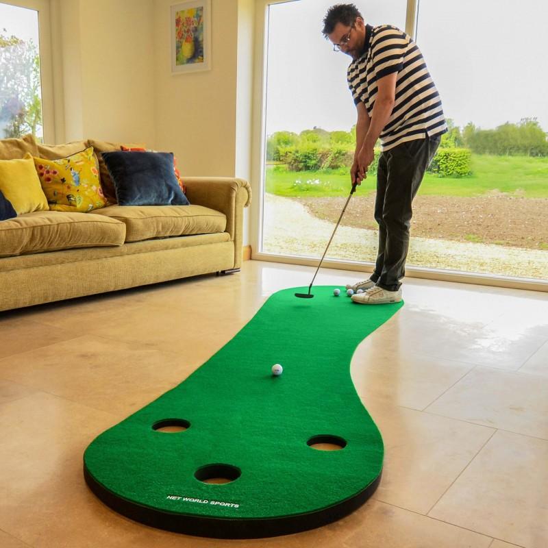 Putt It Anywhere Practice Putting Green Indoor and Outdoor (9-feet x 3-feet)