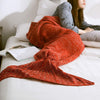 Knitted Mermaid Tail Blanket