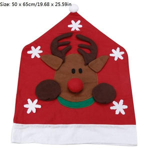 Santa Claus Mrs. Claus Cap Chair Covers