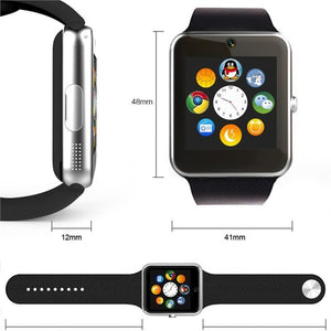 Smartwatch with SIM Card Slot and 2.0MP Camera for iPhone / Samsung and Android Phones