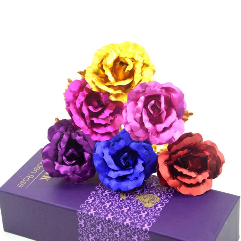 24k Gold Trimmed Rose