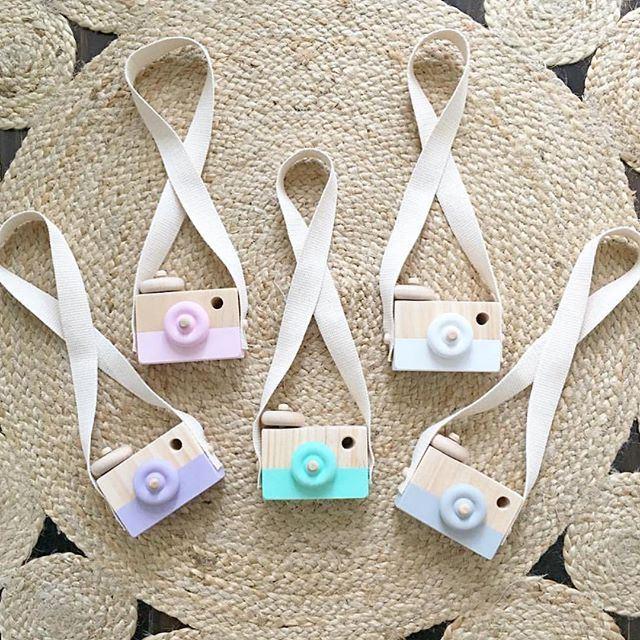 Cute Wooden Camera Toy