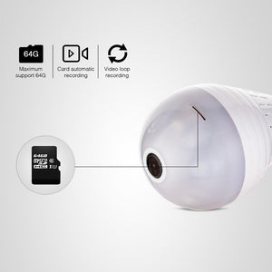 WiFi CCTV Security Camera Light Bulb