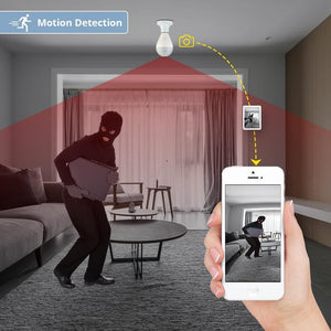 WiFi CCTV Security Camera Light Bulb